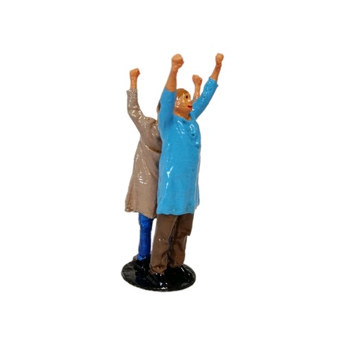 Figur männer jubelnd 32 - figur, 1:32