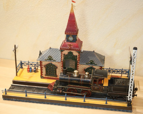 Blechbahnhof spitzdach - blechbahnhof,