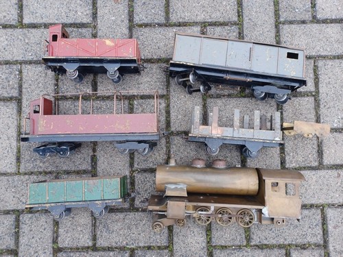 Eisenbahn spur messing - 1,